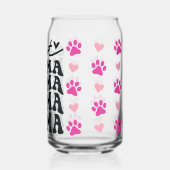 Cat Mama Blikvorm Glas (Achterkant)