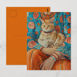 Cat mama briefkaart