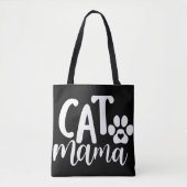 Cat Mama Canvas tas (Voorkant)