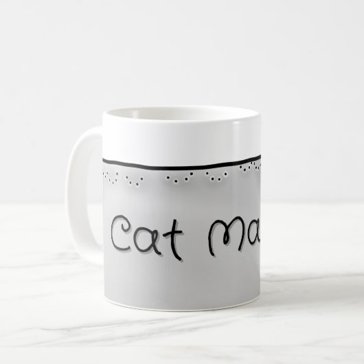 Cat Mama Cat Chomping Koffiemok (Voorkant links)