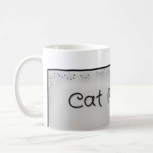 Cat Mama Cat Chomping Koffiemok (Links)