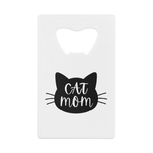 Cat mama creditkaart flessenopener (Voorkant)