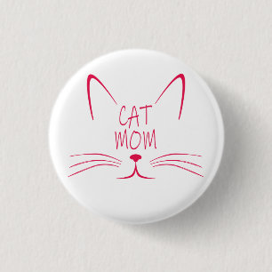 Cat mama   De beste kattencadeaus voor kattenliefh Ronde Button 3,2 Cm