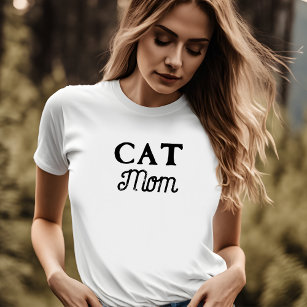 Cat mama   Eenvoudige eigenaar van het script dat  T-shirt