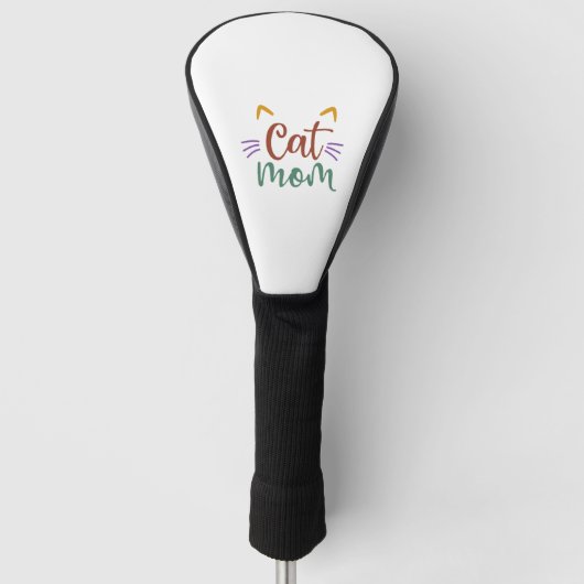 Cat mama golfheadcover (Voorkant)