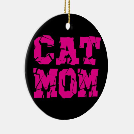 Cat mama keramisch ornament (Rechts)