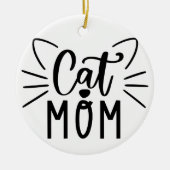 Cat mama keramisch ornament (Voorkant)