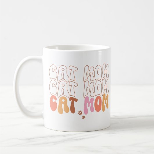 Cat mama koffiemok (Links)