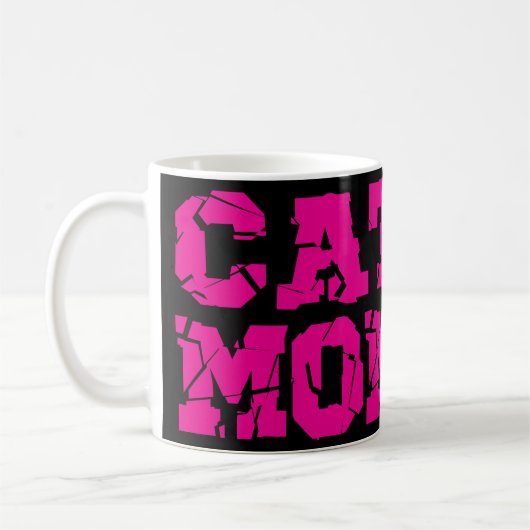 Cat mama koffiemok (Links)
