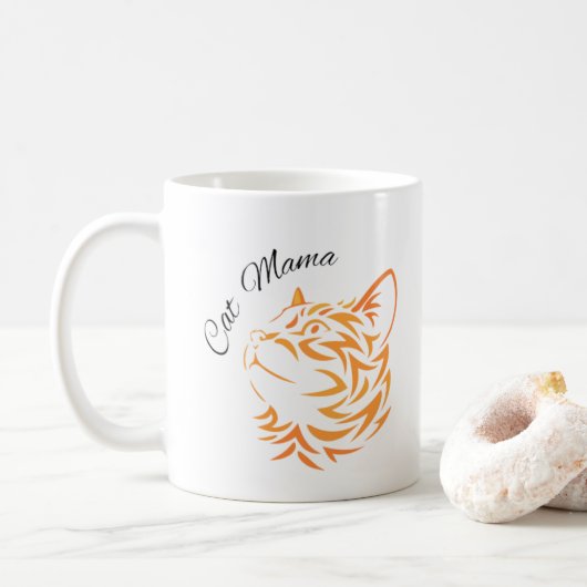 Cat Mama Koffiemok (Met donut)