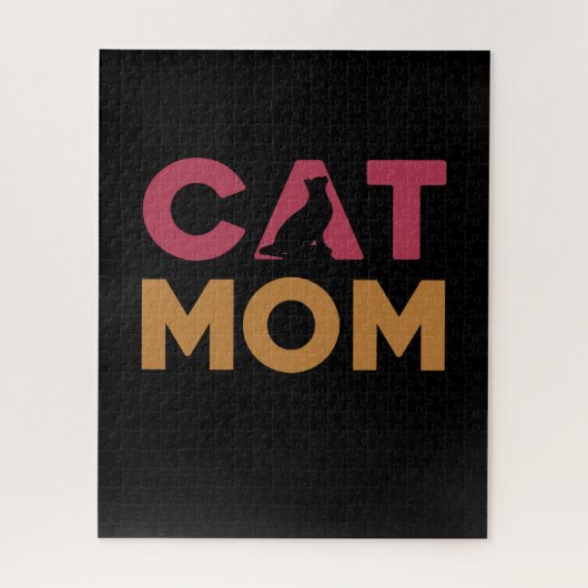Cat mama legpuzzel (Verticaal)