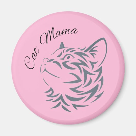 Cat Mama Magneet (Voorkant)