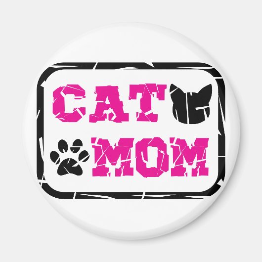 Cat mama magneet (Voorkant)