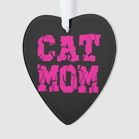 Cat mama ornament (voorkant)