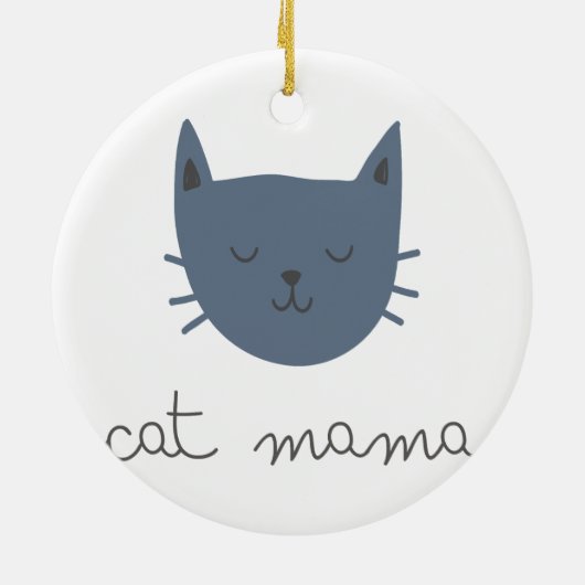 Cat Mama Ornament (Achterkant)