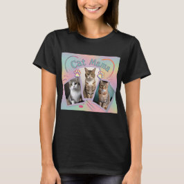 Cat Mama Paw Prints Schattigee Moederdag Tshirt