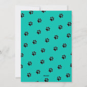 Cat mama | Pawprinters | Aangepaste Moederdag Feestdagenkaart (Achterkant)