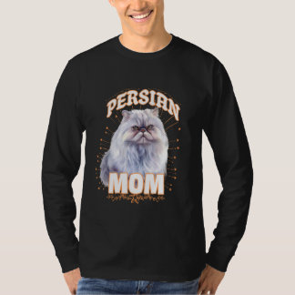 Cat Mama PERSIAN CAT MOM Cat Lover Perzische katte T-shirt