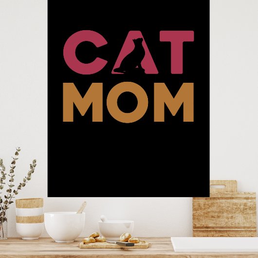 Cat mama poster (Keuken)