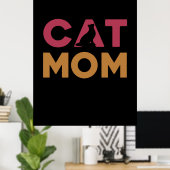 Cat mama poster (Thuiskantoor)