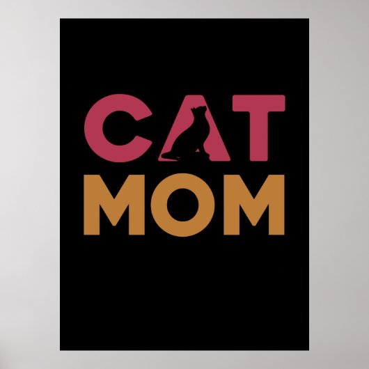 Cat mama poster (Voorkant)