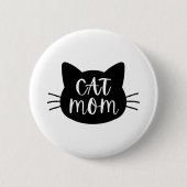 Cat mama ronde button 5,7 cm (Voorkant)
