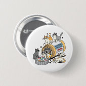 Cat mama ronde button 5,7 cm (Voorkant /achterkant)