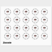 Cat mama ronde sticker (Vel)