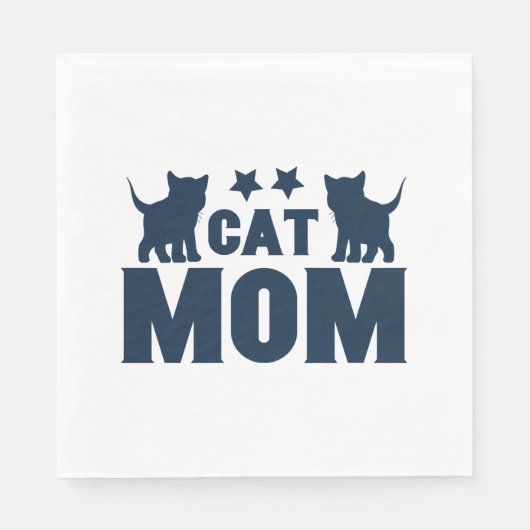 Cat mama servet (Voorkant)