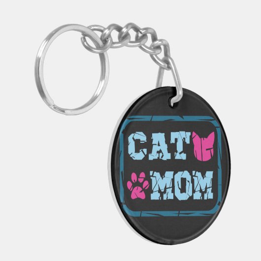 Cat mama sleutelhanger (Voorkant Links)