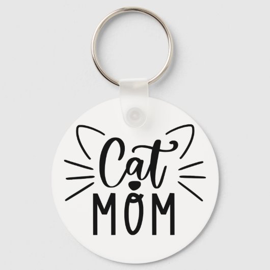 Cat mama sleutelhanger (Voorkant)