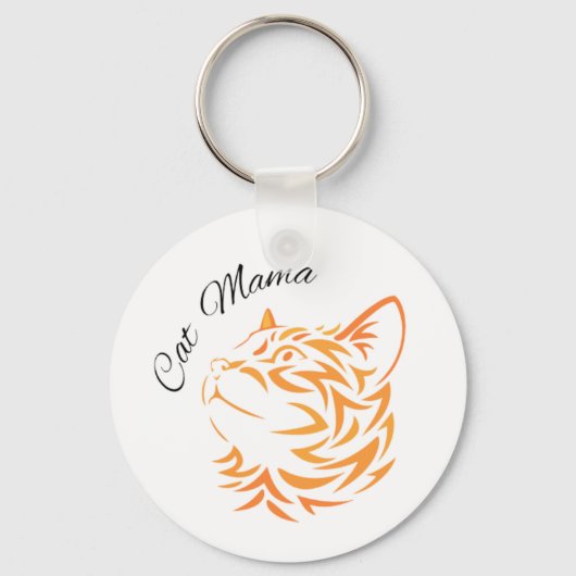 Cat Mama Sleutelhanger (Voorkant)