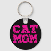 Cat mama sleutelhanger (Achterkant)