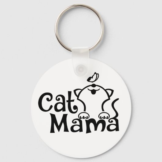 Cat Mama Sleutelhanger (Voorkant)