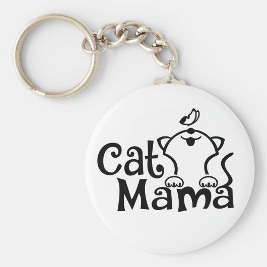 Cat Mama Sleutelhanger (Voorkant)
