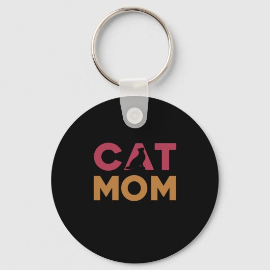 Cat mama sleutelhanger (Voorkant)