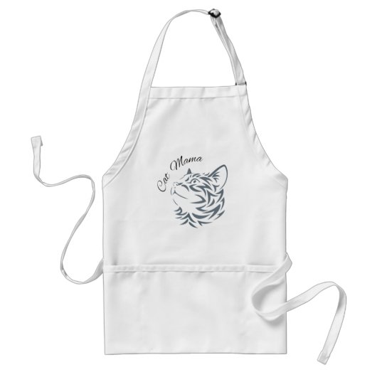 Cat Mama Standaard Schort (Voorkant)