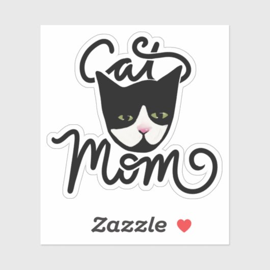 Cat mama sticker (Vel)