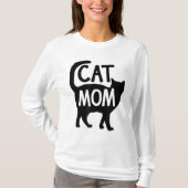 Cat mama t-shirt (Voorkant)