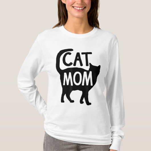 Cat mama t-shirt (Voorkant)