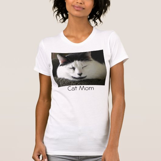 Cat mama t-shirt (Voorkant)