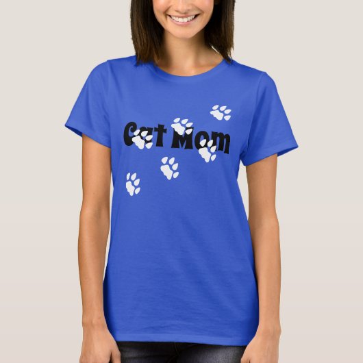 Cat mama t-shirt (Voorkant)