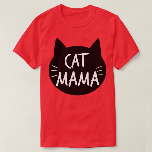 CAT MAMA T-SHIRT (Design voorkant)