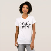 Cat mama t-shirt (Voorkant volledig)