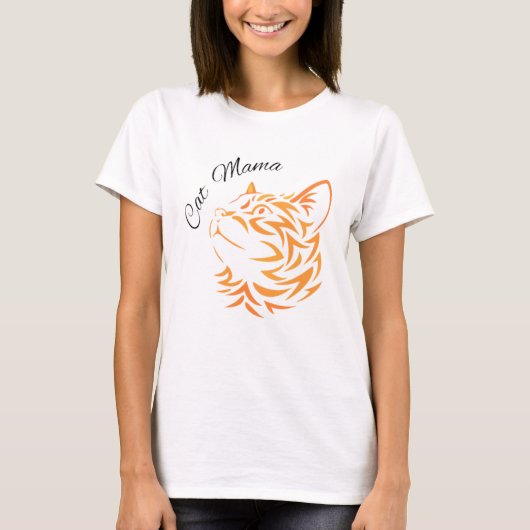 Cat Mama T-shirt (Voorkant)