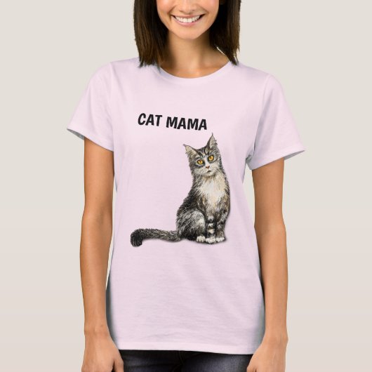 CAT MAMA T-shirt (Voorkant)