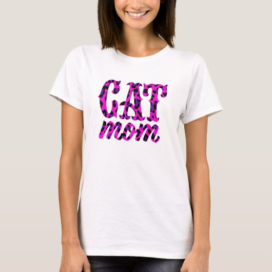 Cat mama t-shirt (Voorkant)