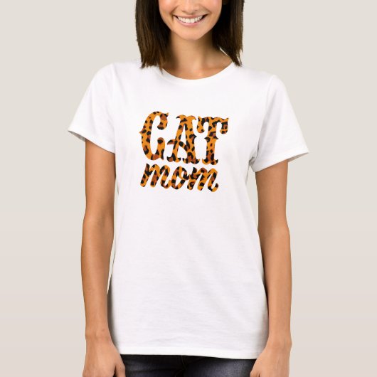 Cat mama t-shirt (Voorkant)