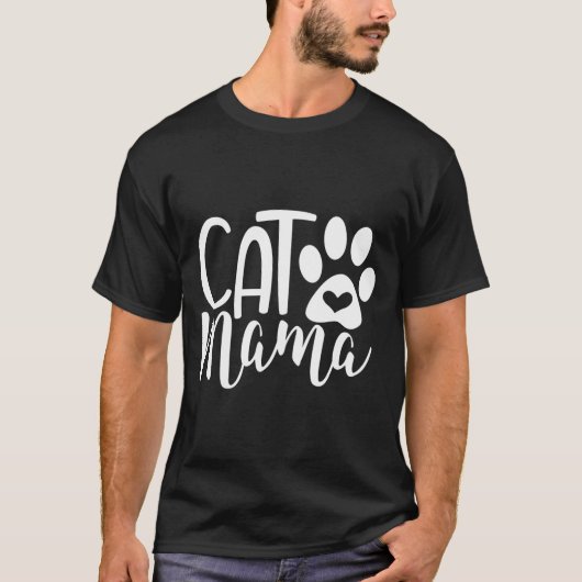 Cat Mama T-shirt (Voorkant)