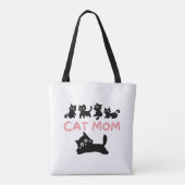 Cat mama tote bag (Achterkant)